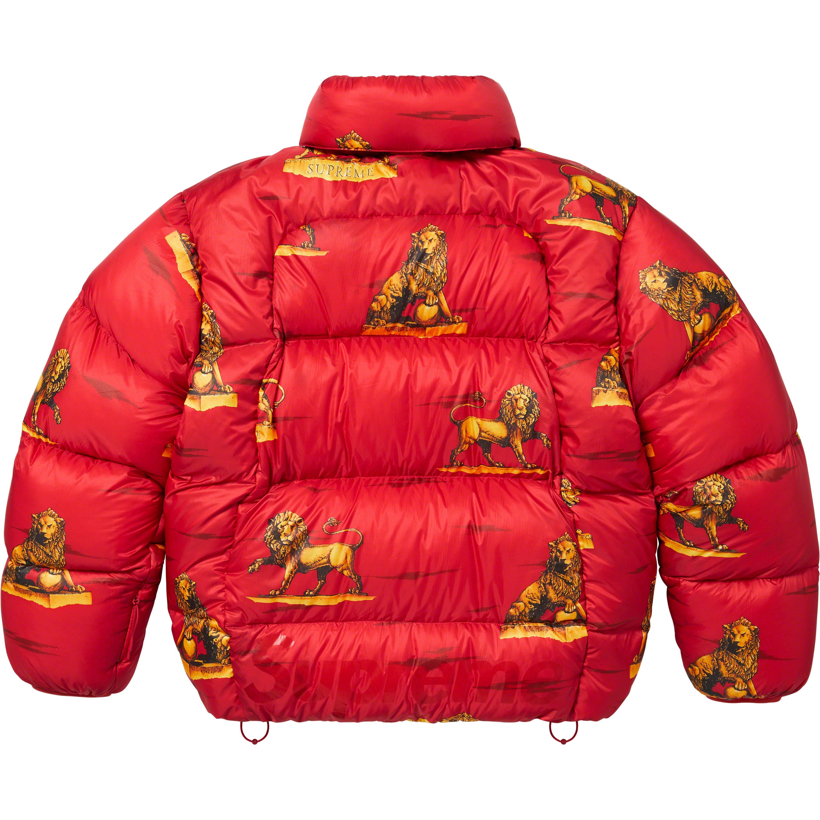 supreme lion puffe jacket-