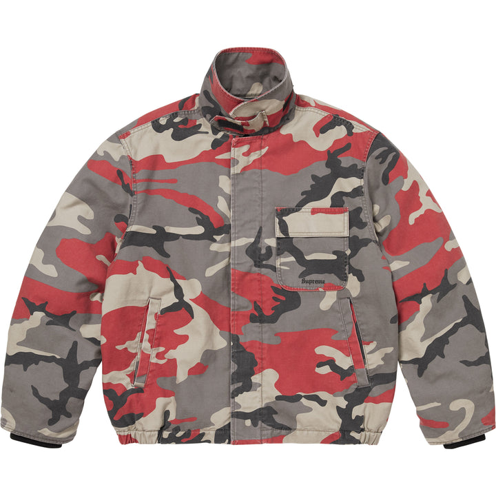ジャケット・アウター Supreme LeatherCollerUtilityJacket Stone Supreme Stone Island Corduroy Jacket Black Men's - FW20 - US