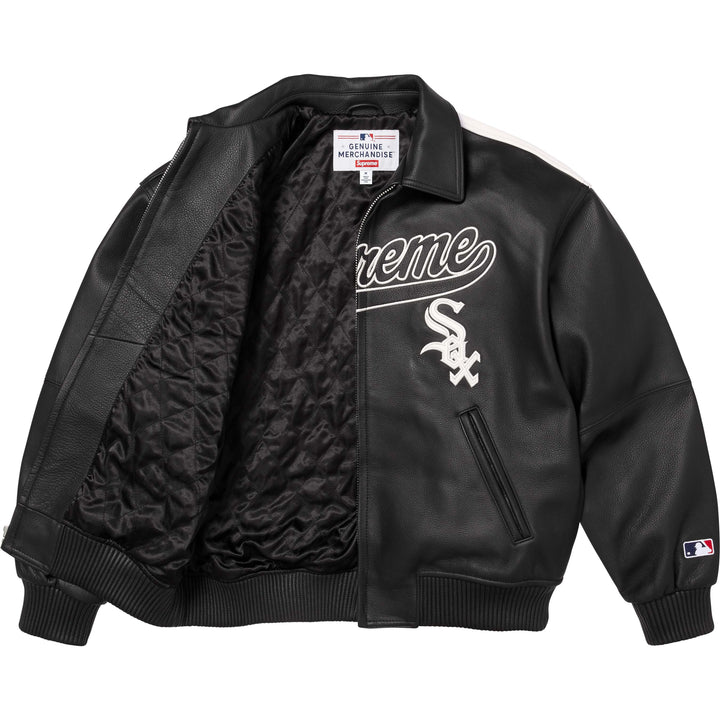 Supreme®/Chicago White Sox™ Leather Varsity Jacket - Shop