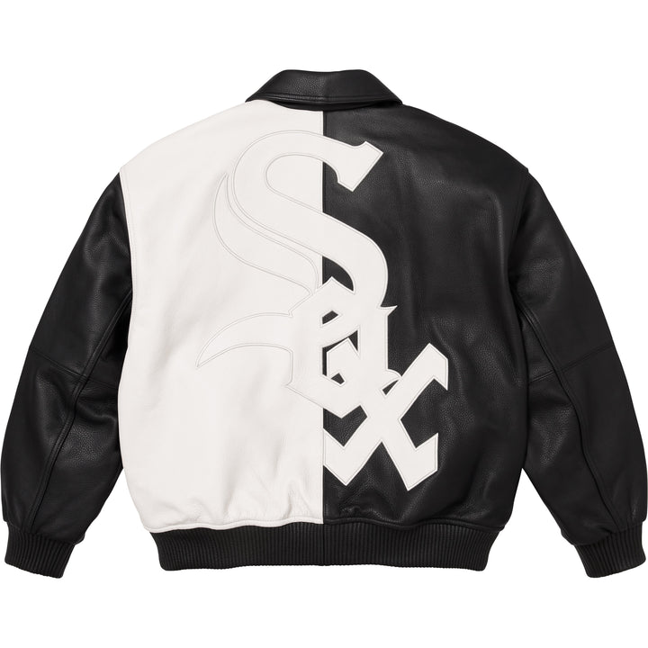 Supreme®/Chicago White Sox™ Leather Varsity Jacket
