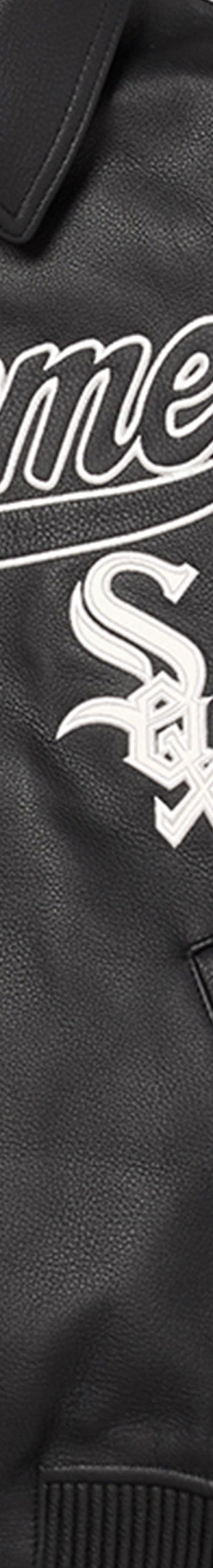 Supreme®/Chicago White Sox™ Leather Varsity Jacket-5