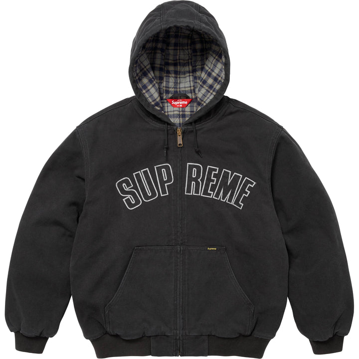 ジャケット・アウター M supreme reflective zip hooded jacket Reflective Arc Hooded Work Jacket - Shop - Supreme