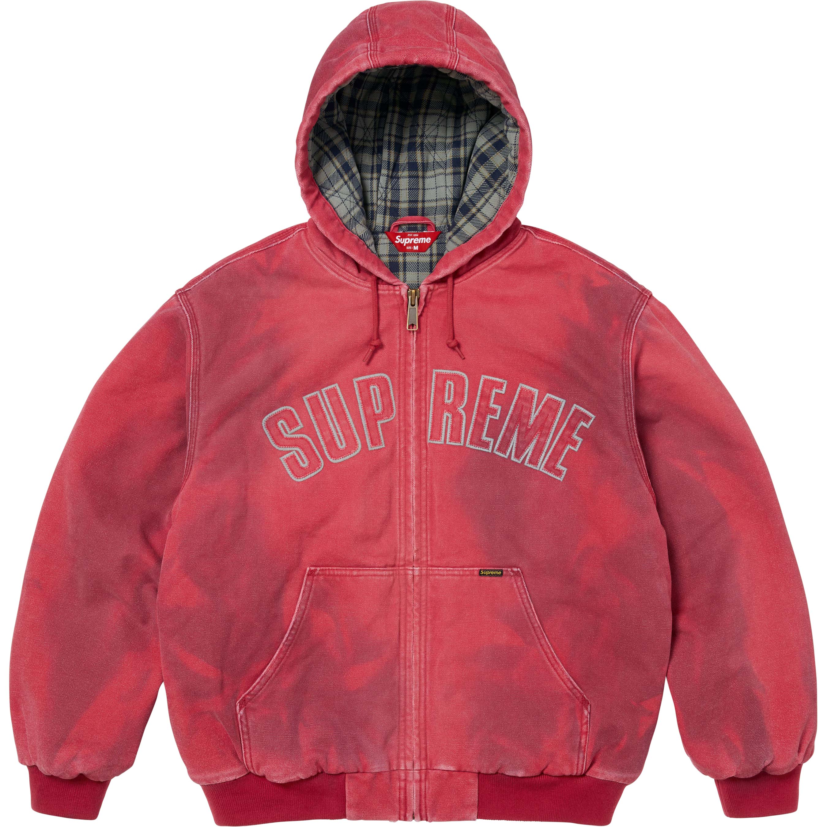 ジャケット・アウター Supreme Reflective Hooded Work Jacket S Reflective Arc Hooded Work Jacket - Shop - Supreme