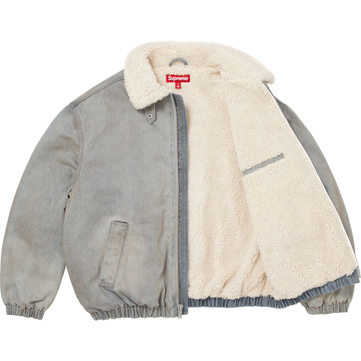 Faux Shearling Lined Bomber Jacket - Shop - Supreme