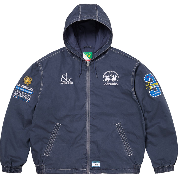 Supreme ミリタリージャケット ファー付き ネイビー Supreme®/La Martina/Jacob & Co Lightweight Hooded Jacket - Shop