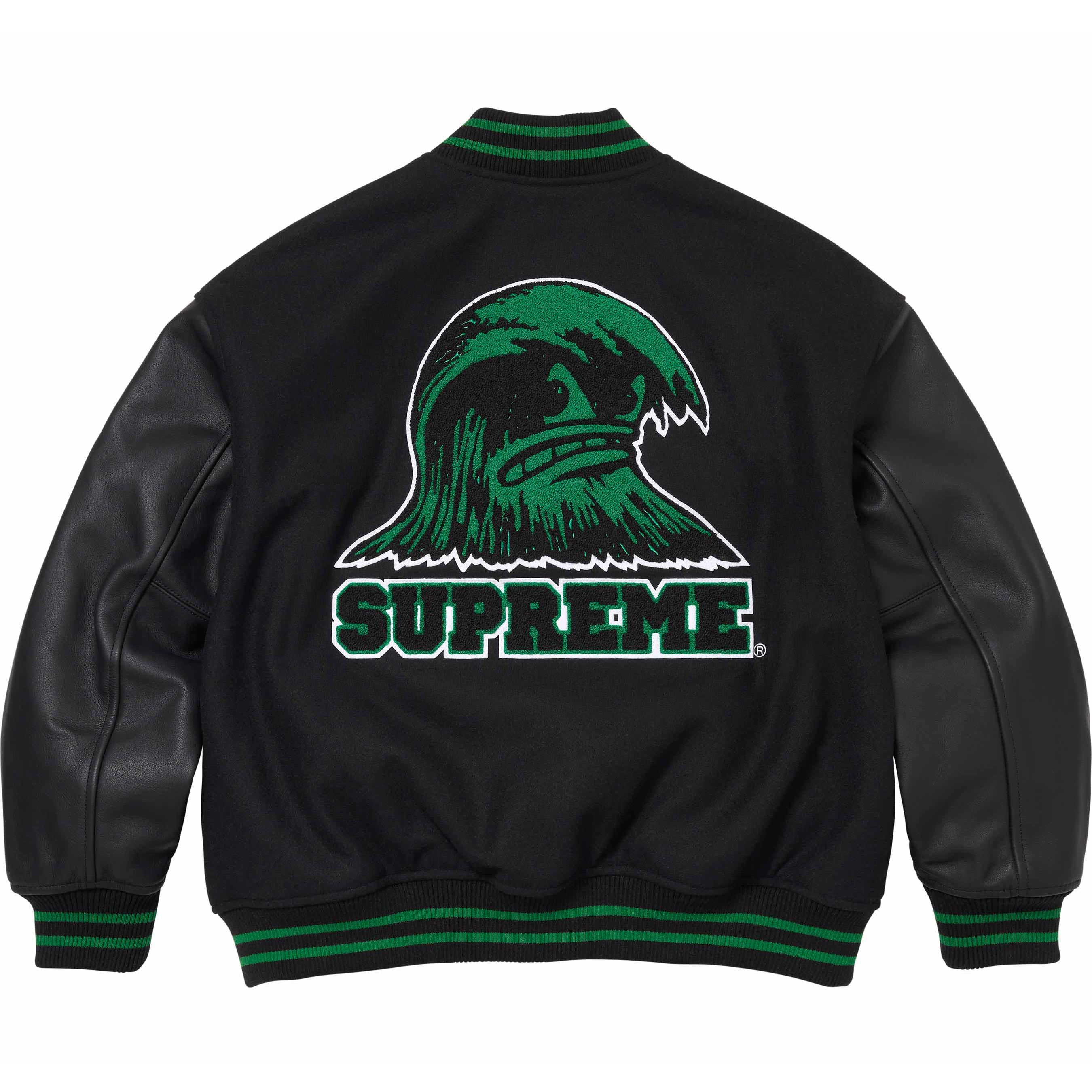 Wave Varsity Jacket - Shop - Supreme