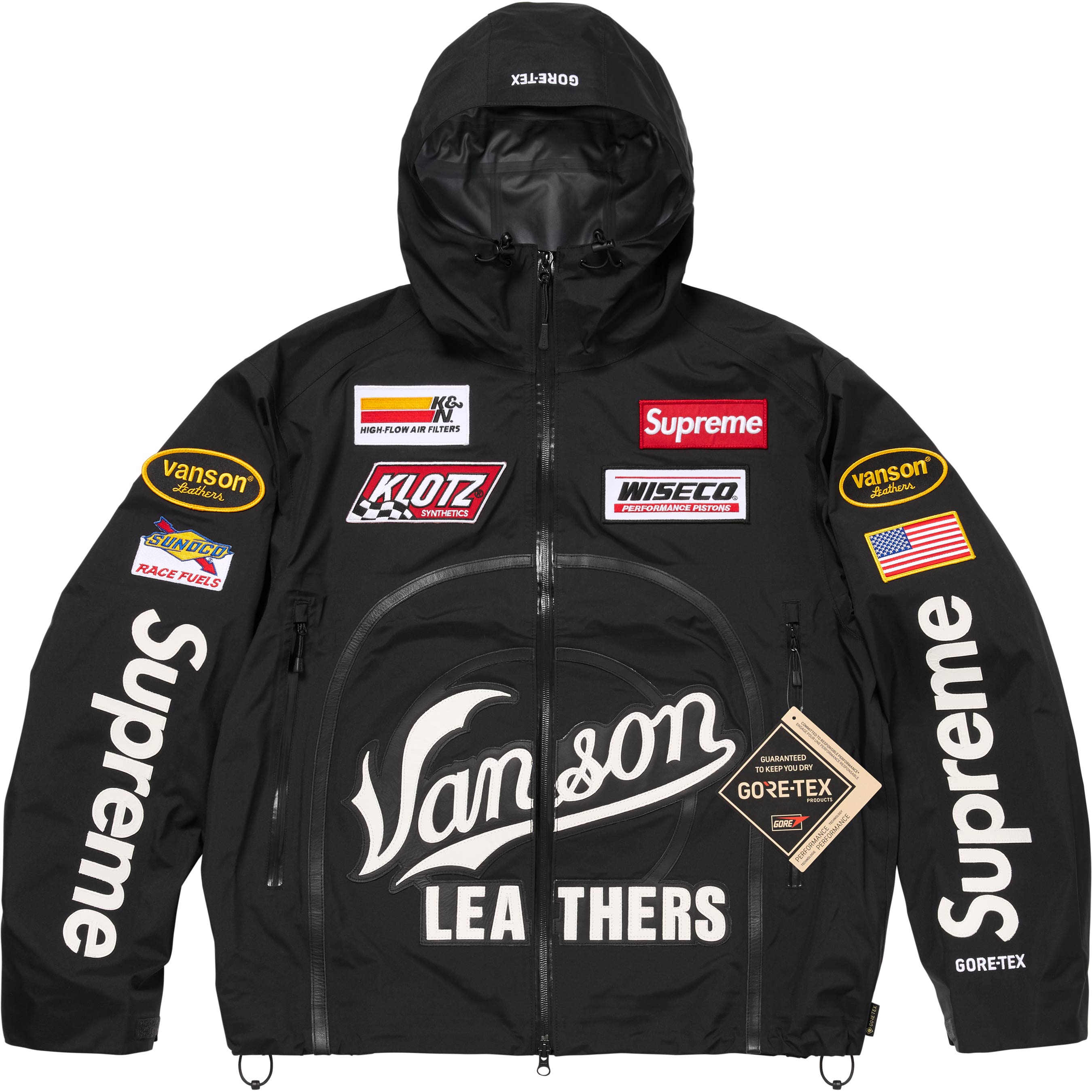 Supreme®/Vanson Leathers®/GORE-TEX Shell Jacket - Shop - Supreme