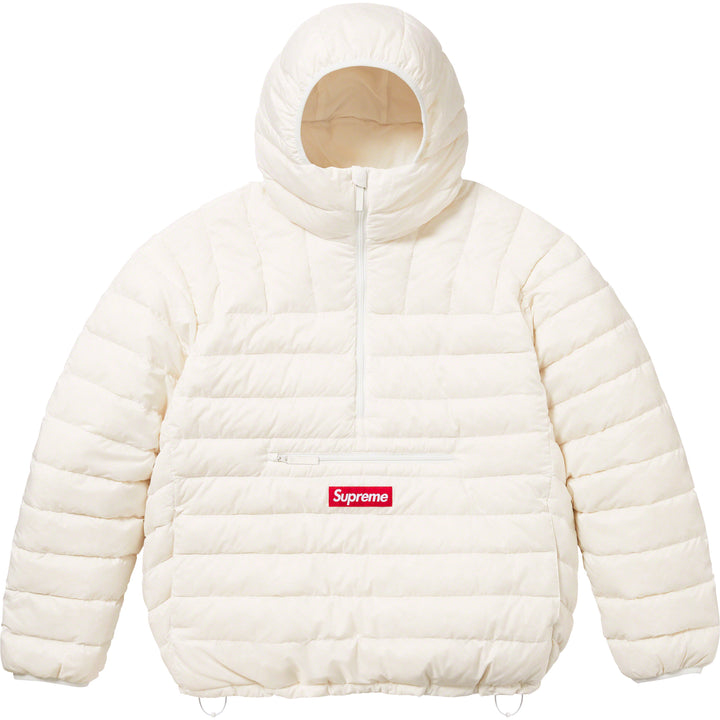 Supreme micro down half zip hooded pullover Clearance