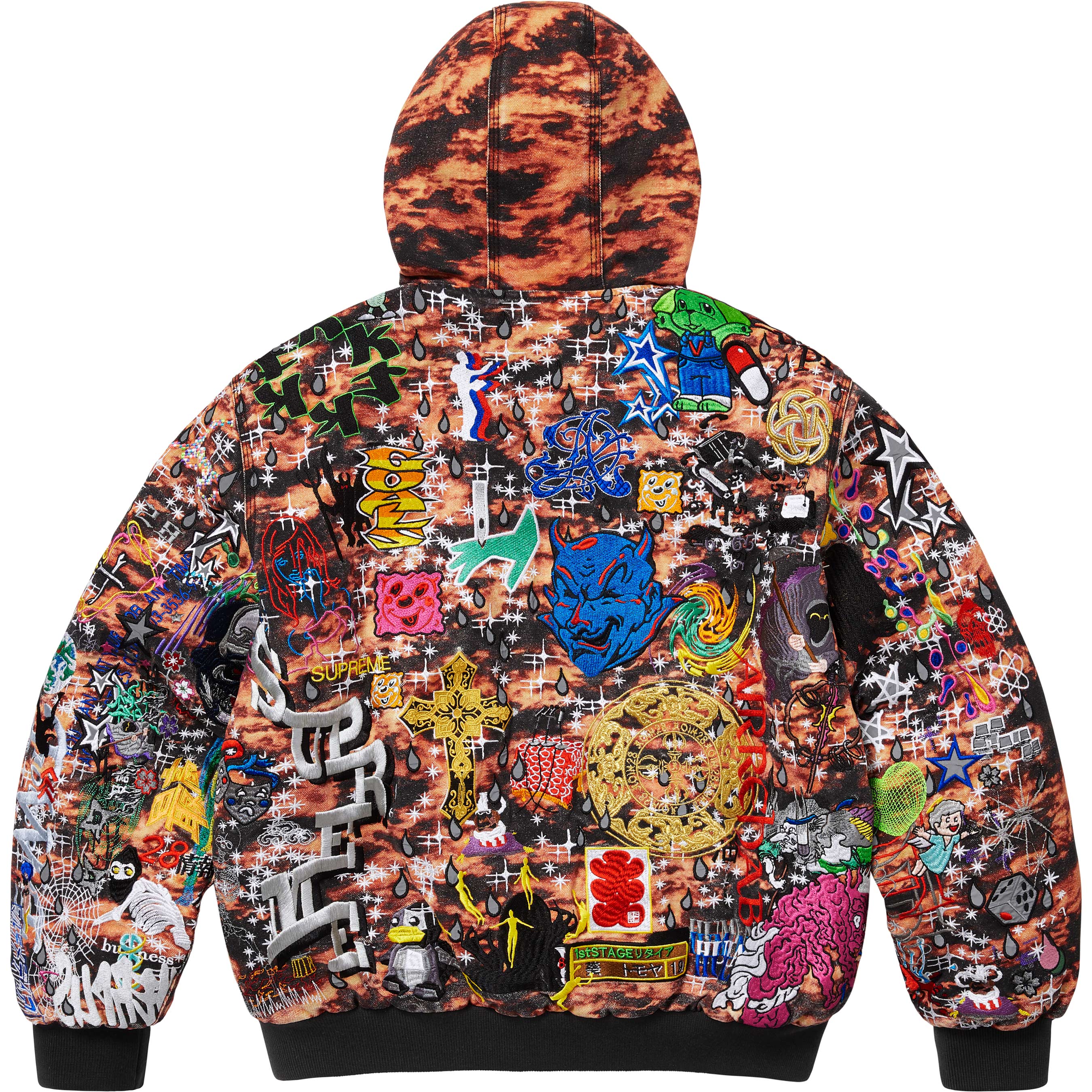 人気ブランドランキング - Jacket Work Hooded Embroidered AOI Shop Supreme - ジャケット・アウター