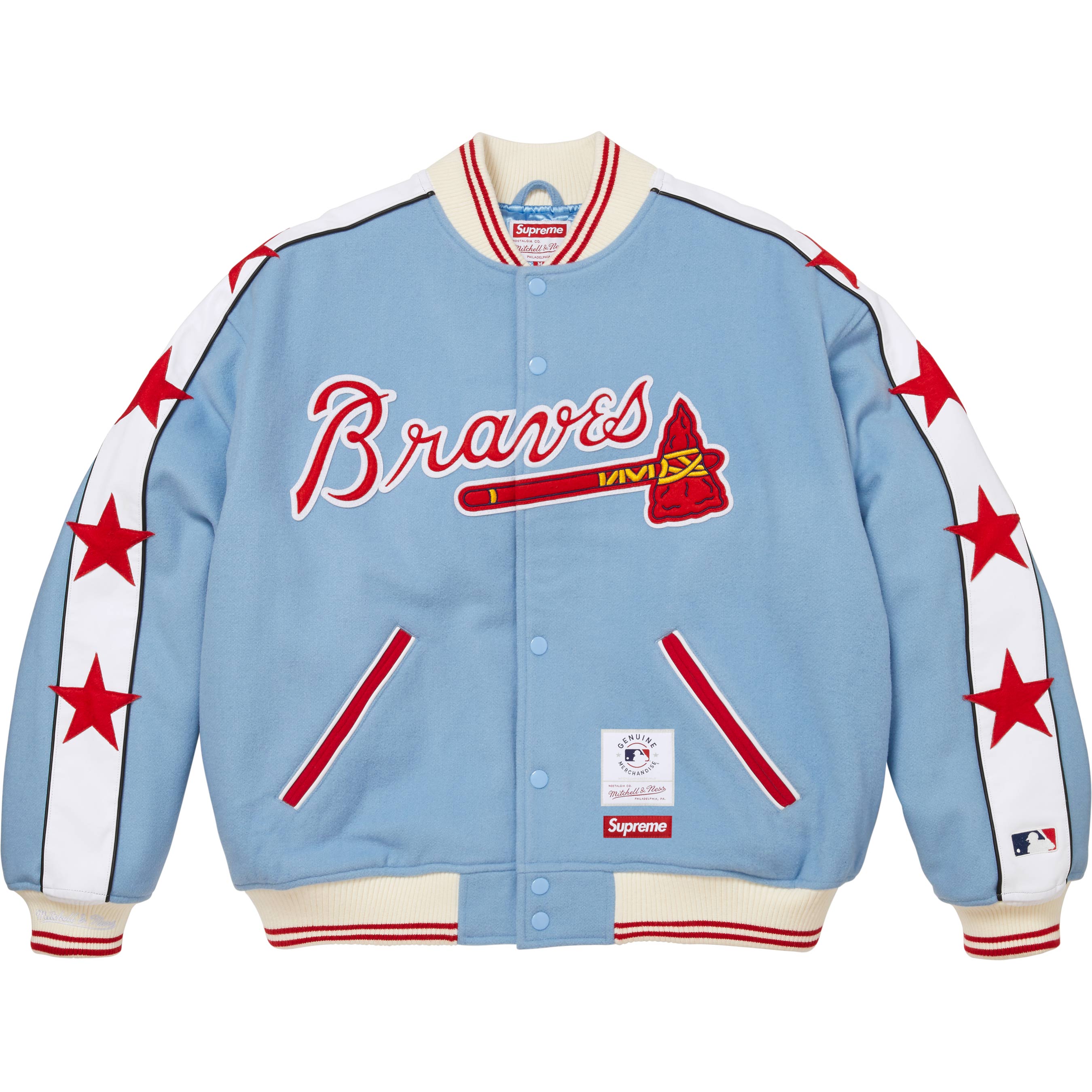 しえ様　 名作　15fw Supreme Wool Varsity Jacket Supreme®/Mitchell & Ness® Teams Varsity Jacket - Shop - Supreme