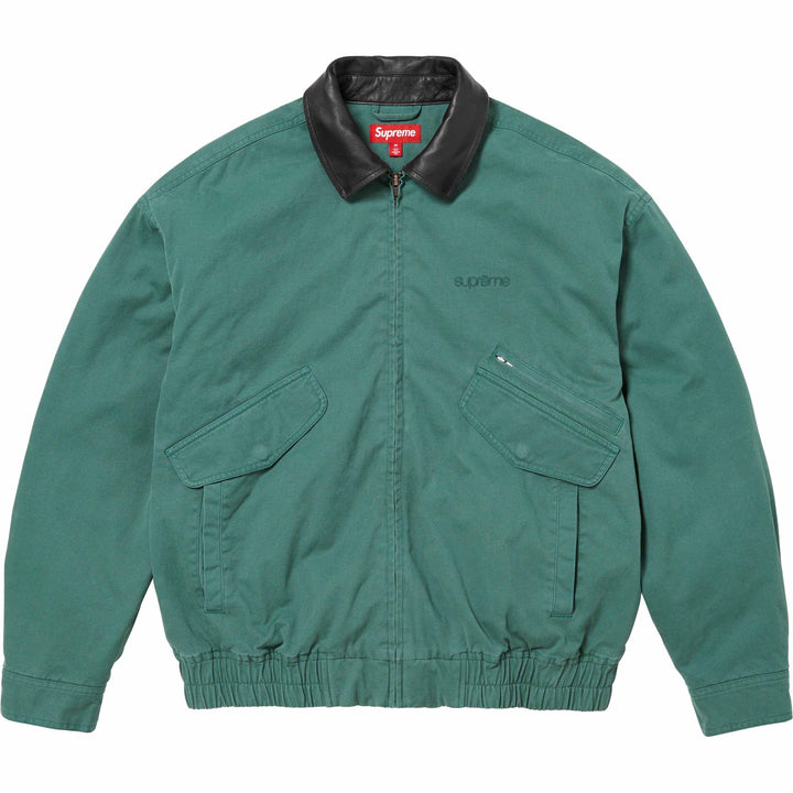 通販オフィシャルストア Supreme Leather Collar Work Jacket ブルゾン