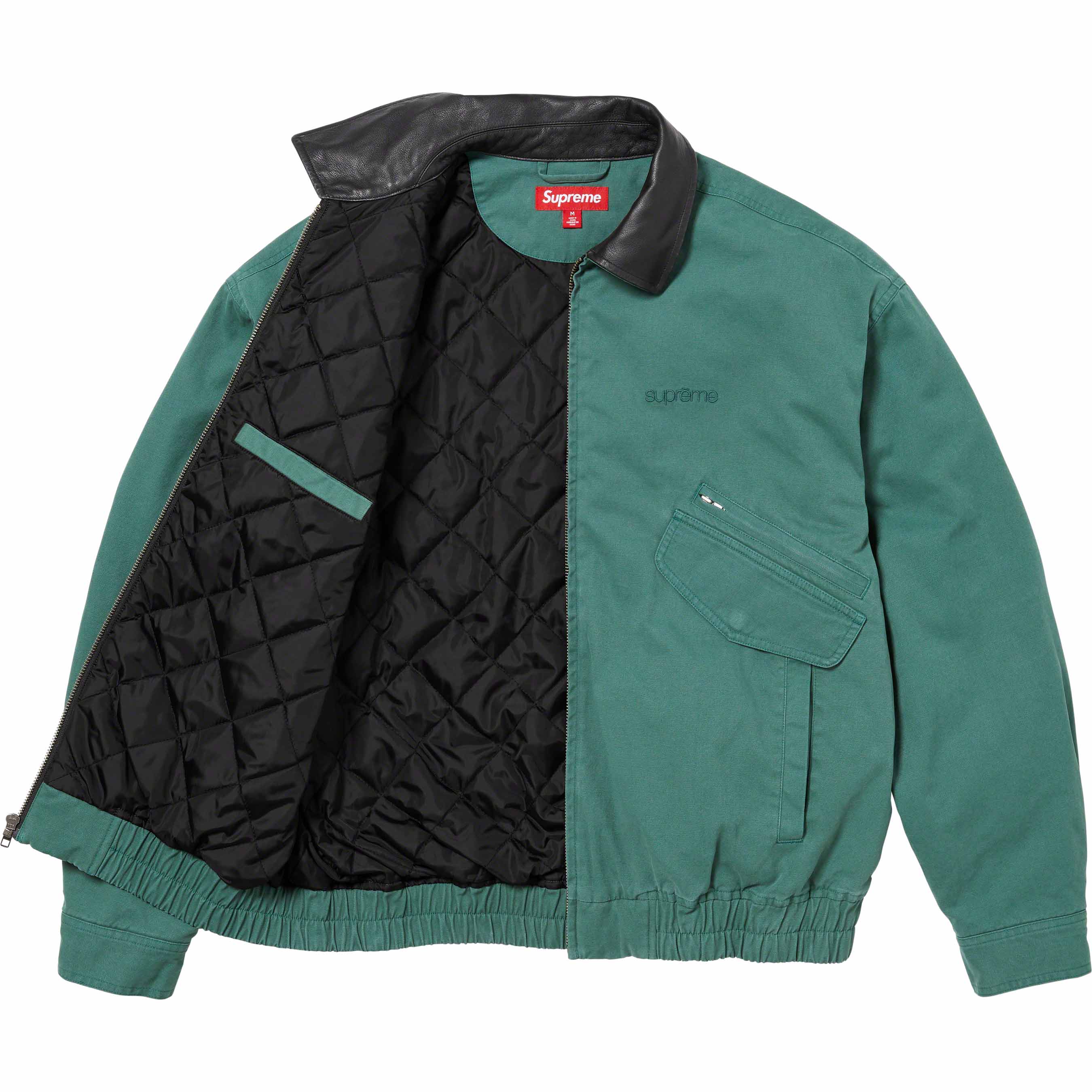 特売イベント Supreme Leather Collar Work Jacket ブルゾン