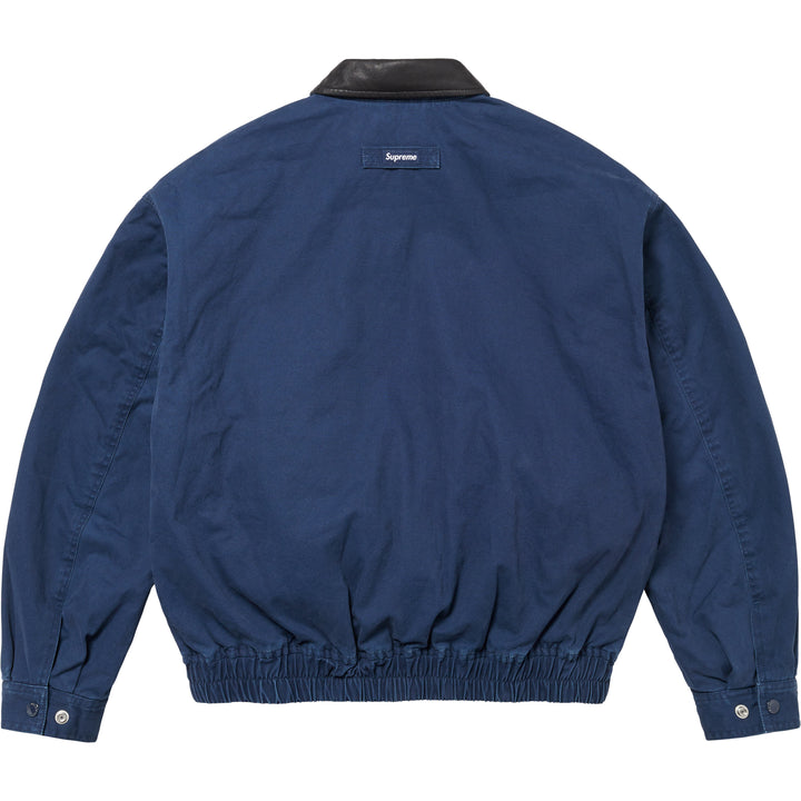 Leather Collar Utility Jacket - Shop - Supreme