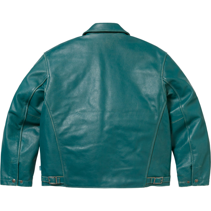 Supreme®/Schott® Leather Racer Jacket-8
