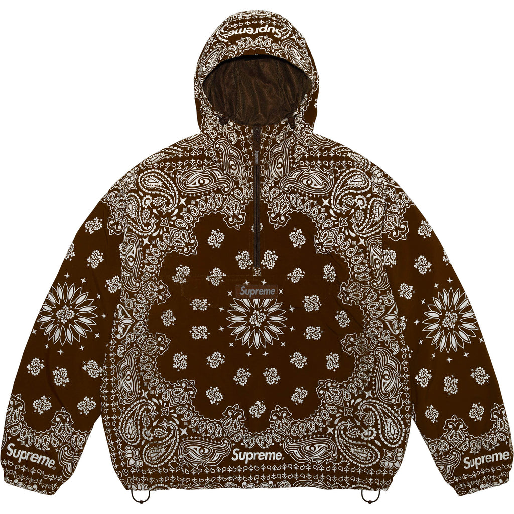 ジャケット・アウター supreme Reflective Bandana Anorak Brown Reflective Bandana Anorak - Shop - Supreme