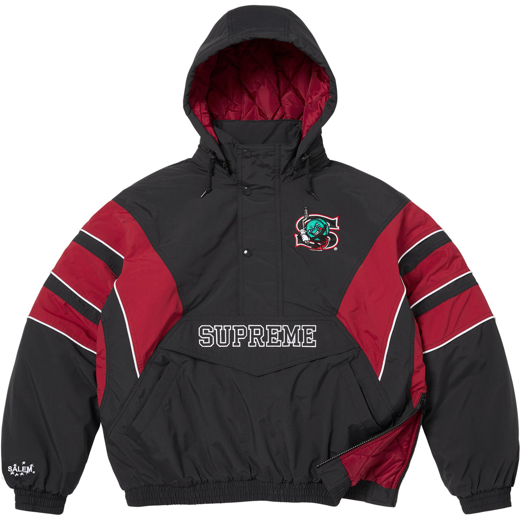 Supreme/SALEM Half Zip Stadium Jacket - Shop - Supreme