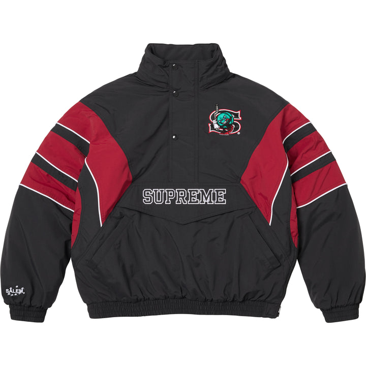 Supreme/SALEM Half Zip Stadium Jacket - Shop - Supreme