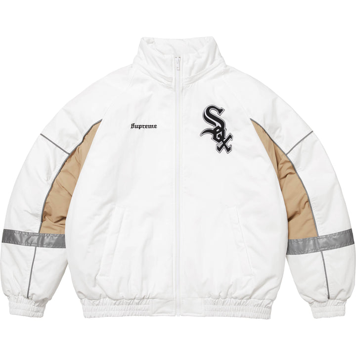 ジャケット・アウター Supreme Snap Front Shop Jacket White L Supreme 'Snap Front Shop Jacket'スナップフロント ショップ