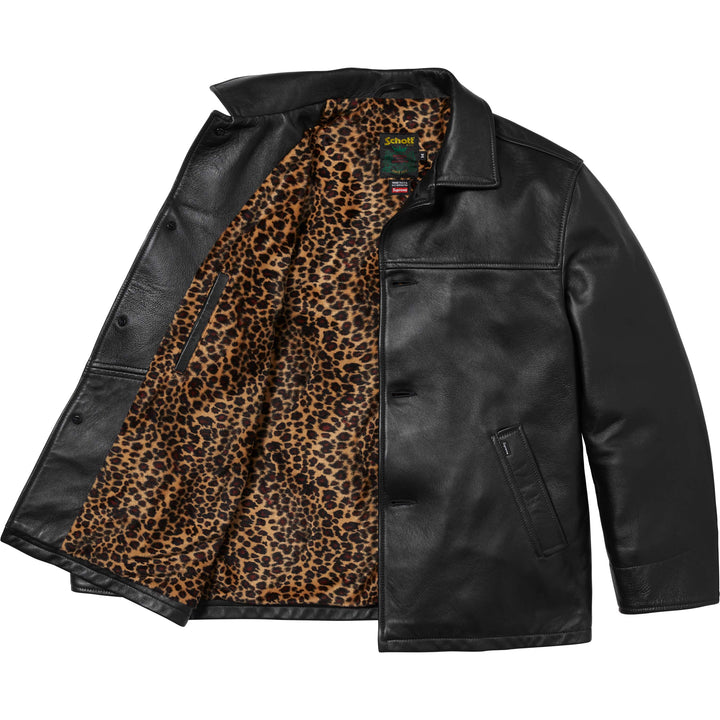 【送料無料】 Supreme®/Schott® Leather Car Coat - Shop - Supreme ジャケット・アウター