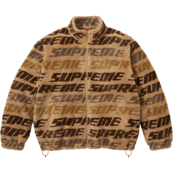 Repeat Jacquard Fleece Jacket - Shop - Supreme