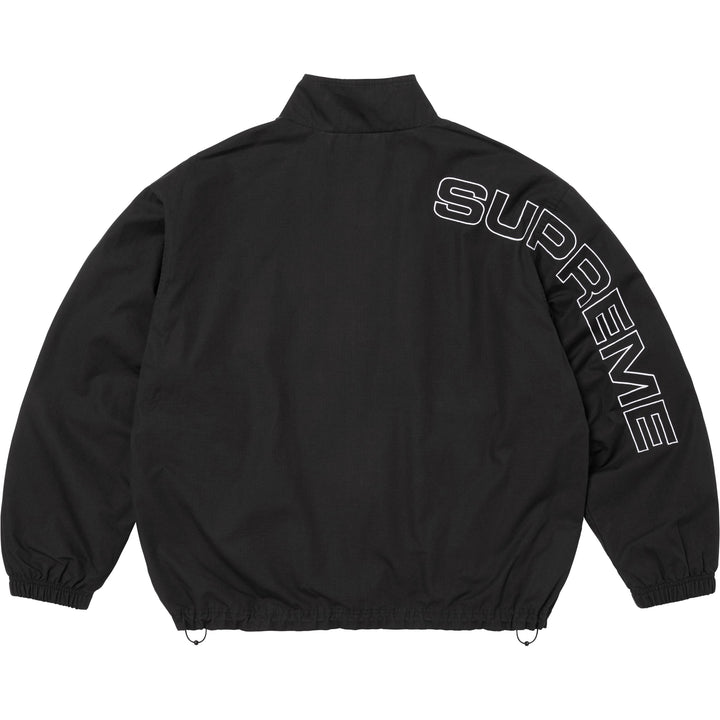トップス Supreme Repeat Track Jacket BLACK XL Spellout Embroidered Ripstop Track Jacket - Shop - Supreme