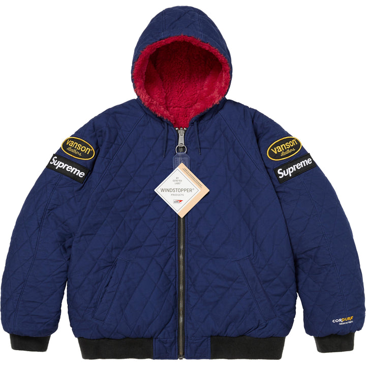 Supreme®/Vanson Leathers® Reversible Quilted Hooded Jacket - Shop