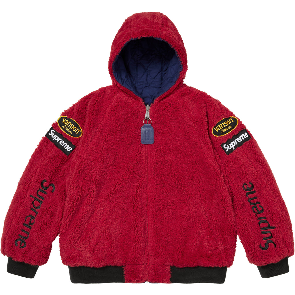 Supreme®/Vanson Leathers® Reversible Quilted Hooded Jacket