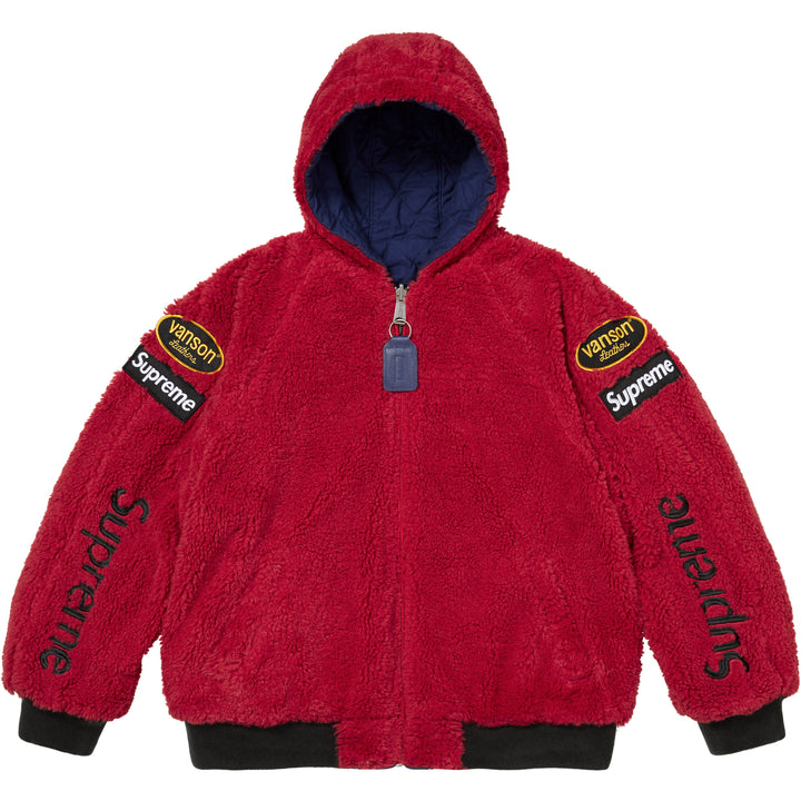 Supreme®/Vanson Leathers® Reversible Quilted Hooded Jacket - Shop Supreme®/Vanson Leathers® Reversible Quilted Hooded Jacket - Shop