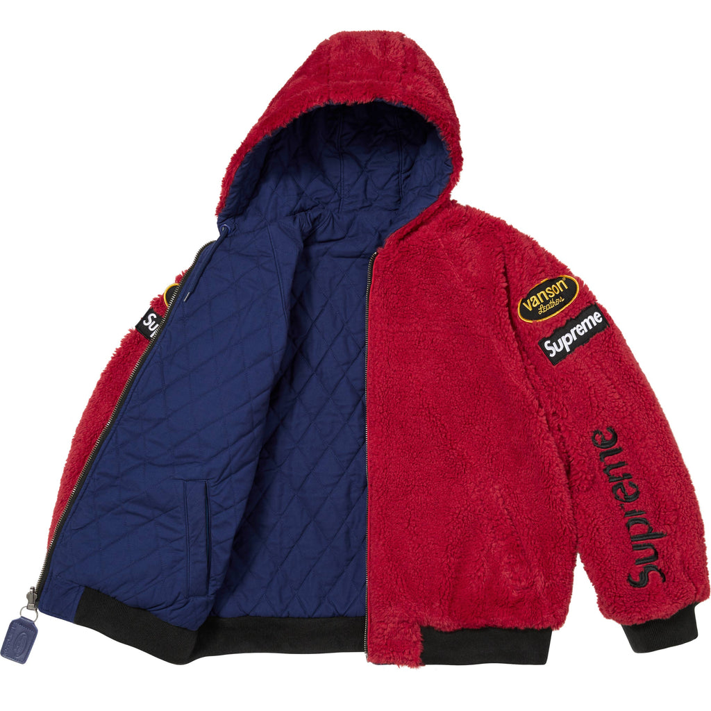 Supreme®/Vanson Leathers® Reversible Quilted Hooded Jacket