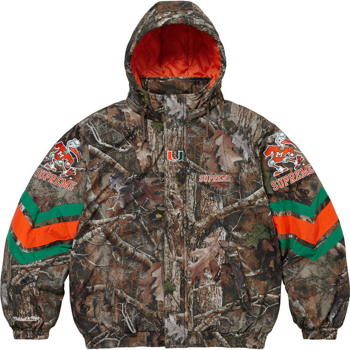 Supreme®/Mitchell & Ness NCAA Hooded Stadium Jacket - Shop 