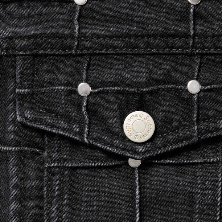 Studded Seam Denim Trucker Jacket - Shop - Supreme