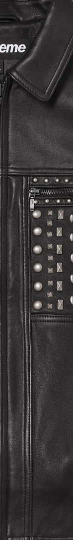 Multi Studded Leather Jacket