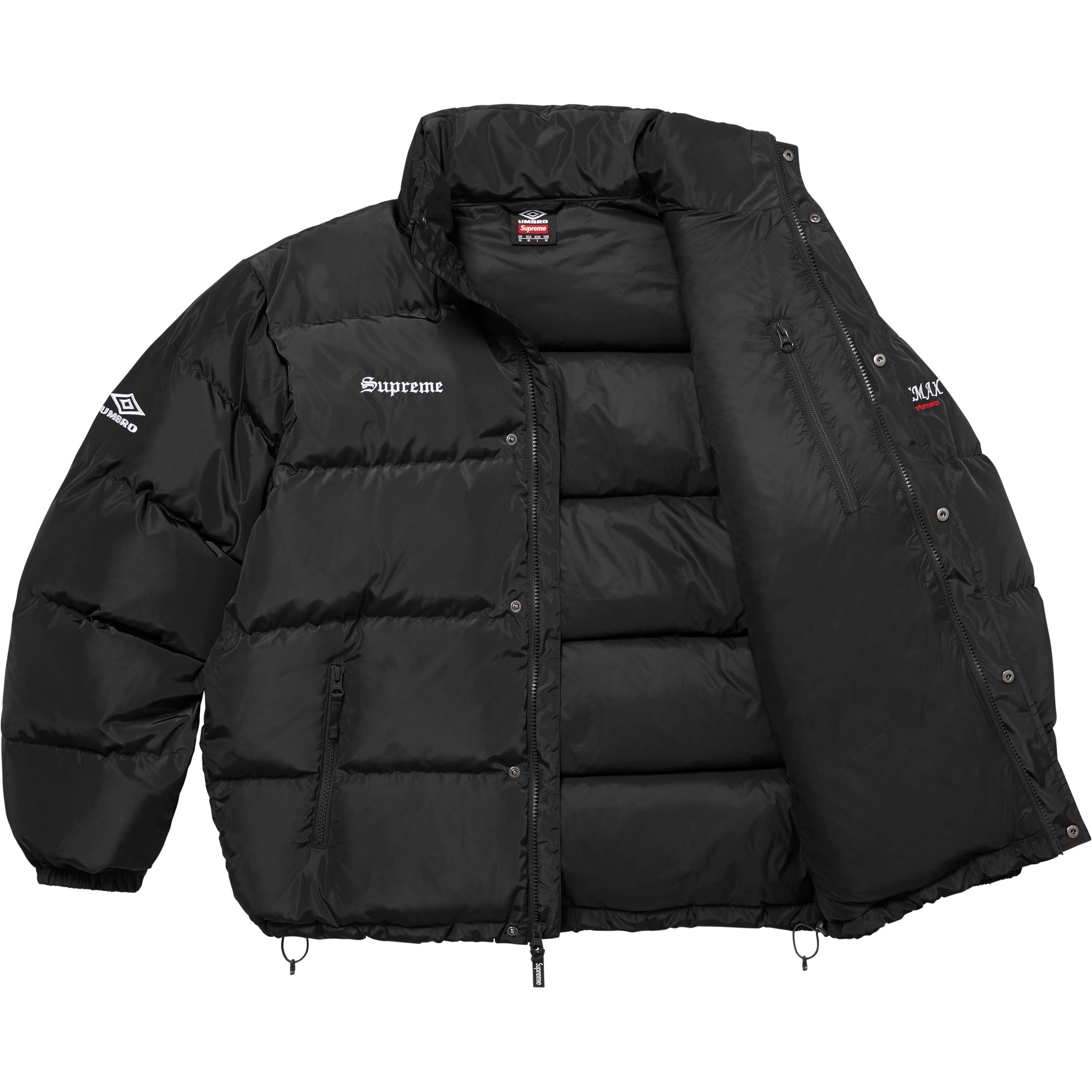 ジャケット・アウター supreme unbro J88_FW25_UmbroPuffyJacket_Blac