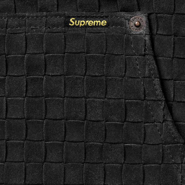 Woven Suede Hooded Work Jacket - Shop - Supreme