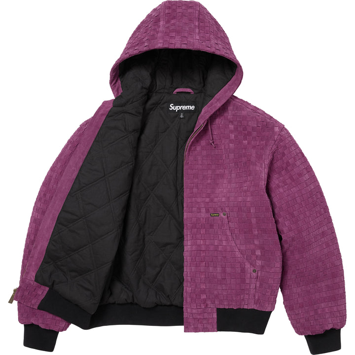 Woven Suede Hooded Work Jacket - Shop - Supreme