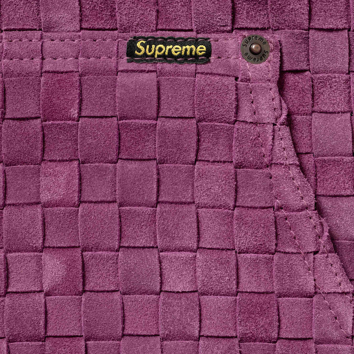 Woven Suede Hooded Work Jacket - Shop - Supreme