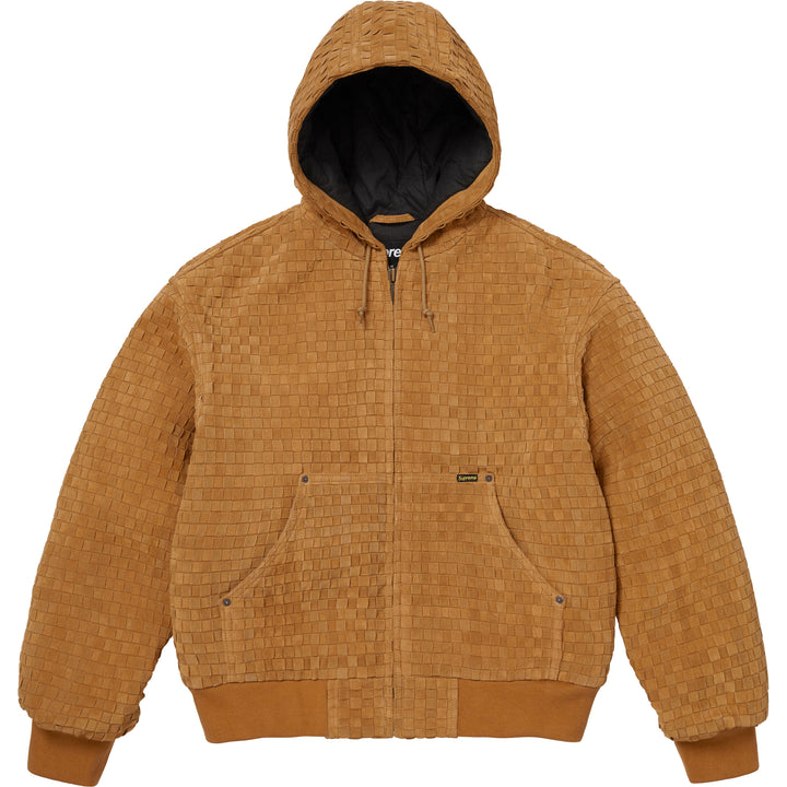 Woven Suede Hooded Work Jacket - Shop - Supreme