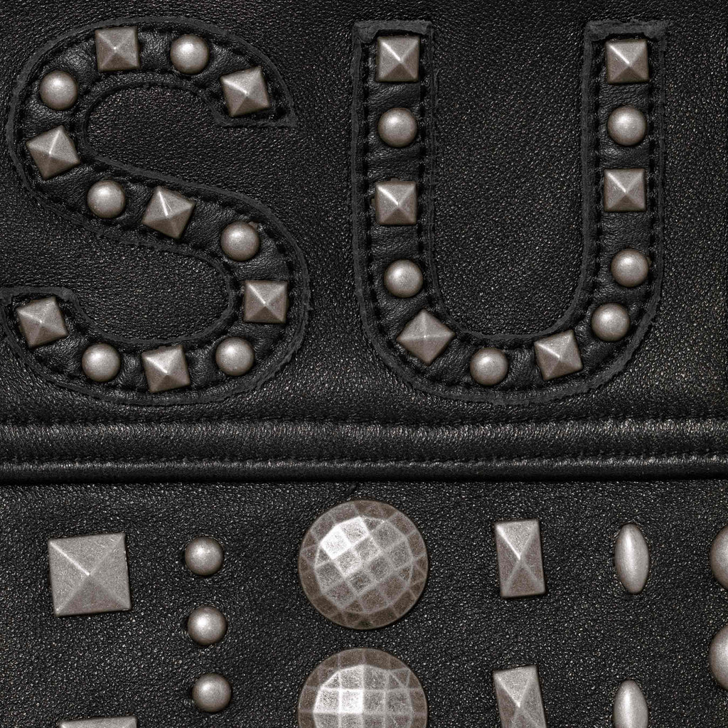 Multi Studded Leather Jacket