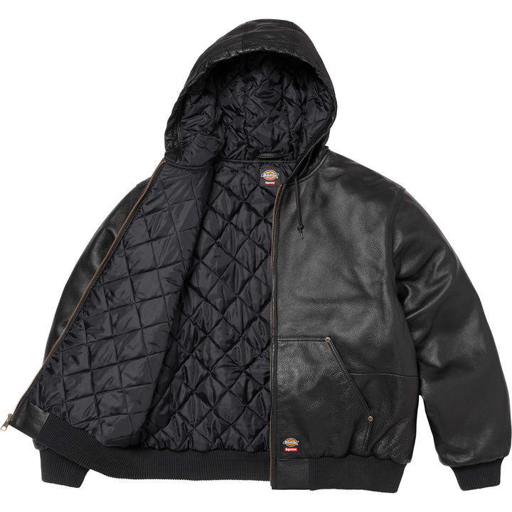 Supreme®/Dickies® Hooded Leather Work Jacket - Shop - Supreme