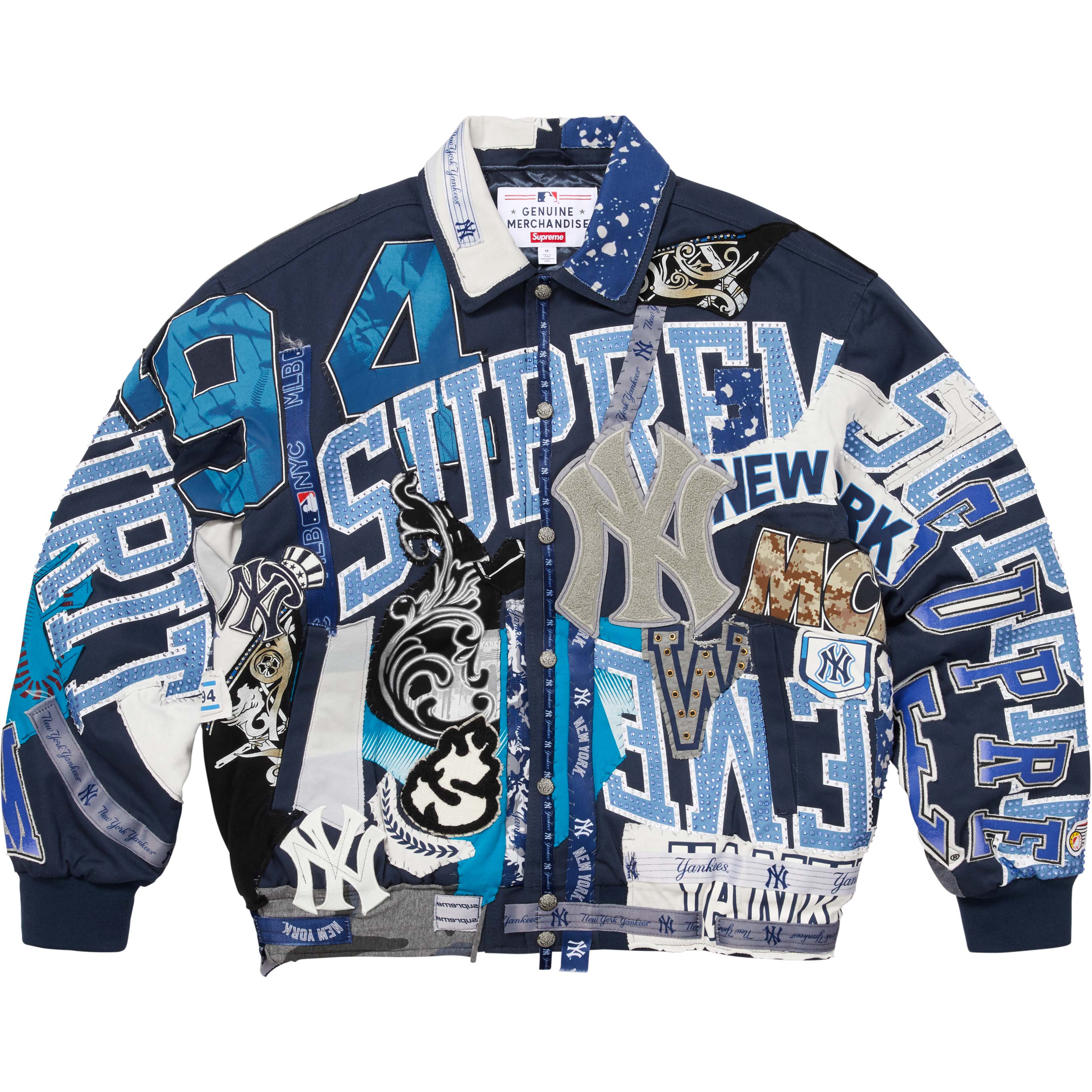 Supreme®/Jeff Hamilton New York Yankees™ Varsity Jacket - Shop