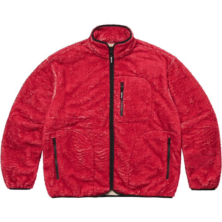 Supreme Kate Moss 写さ Fleece Jacket Red XL