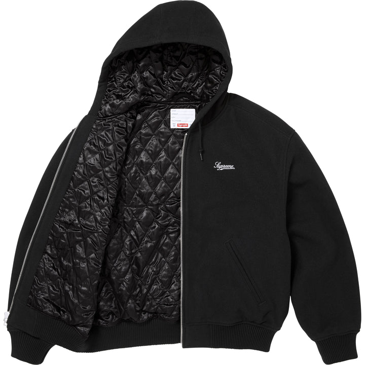 Supreme/Larry Clark Hooded Varsity Jacket - Shop - Supreme