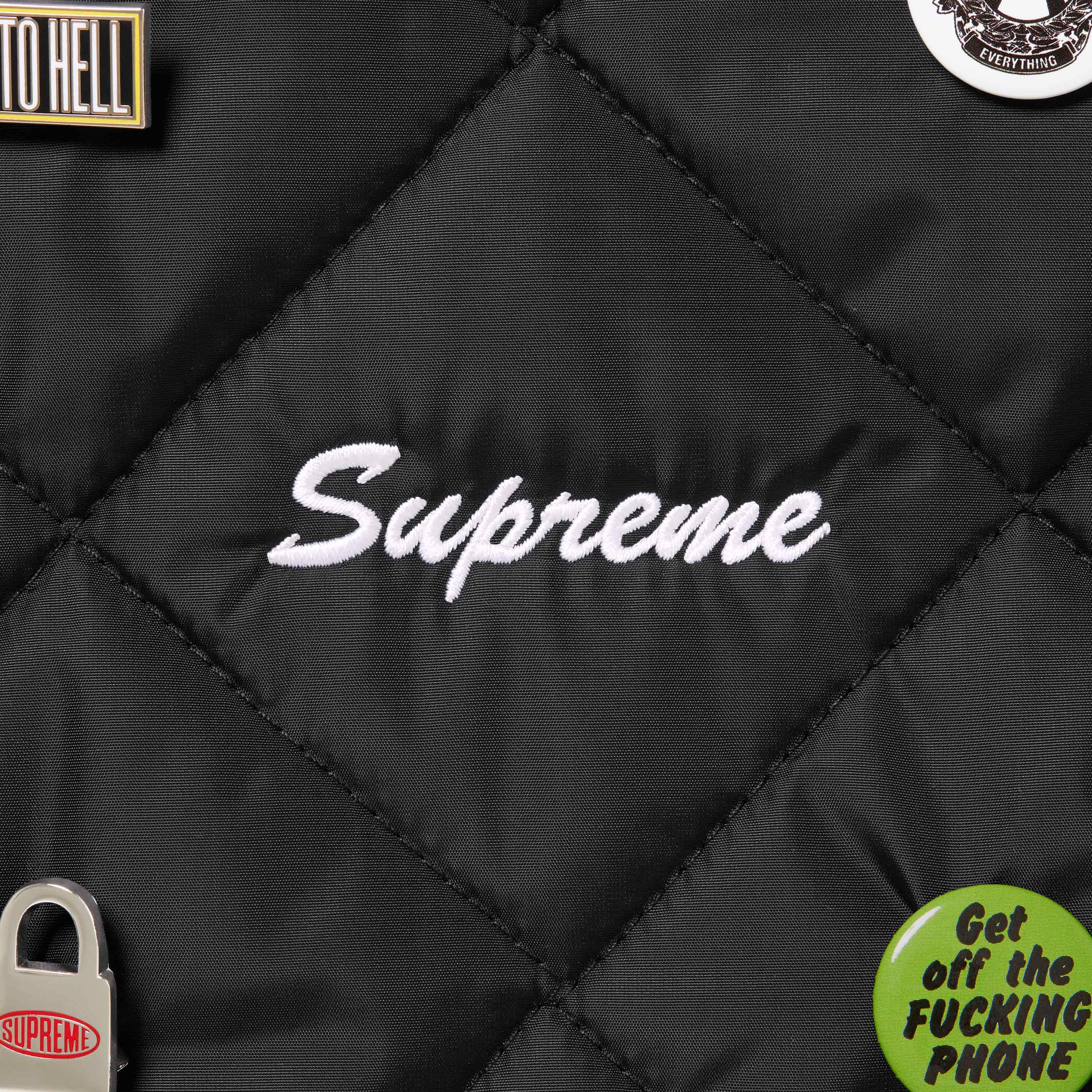 supreme Pins Quilted Work Vest  XL