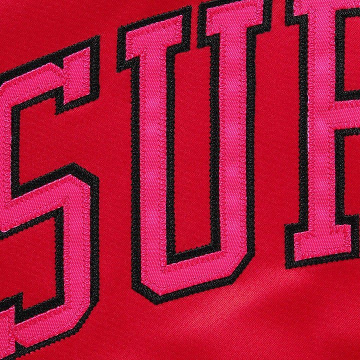 Supreme®/Mitchell & Ness® Lined Hooded Satin Varsity Jacket-13