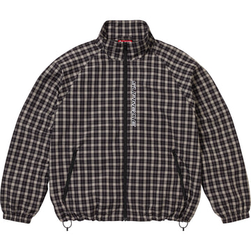 Plaid Track Jacket