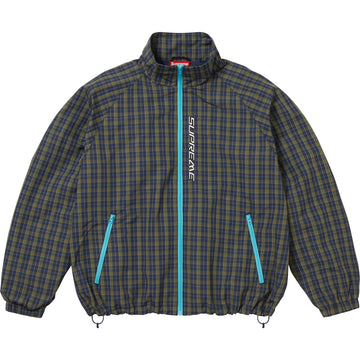 Plaid Track Jacket