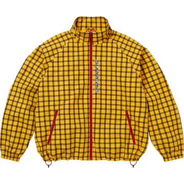 Plaid Track Jacket
