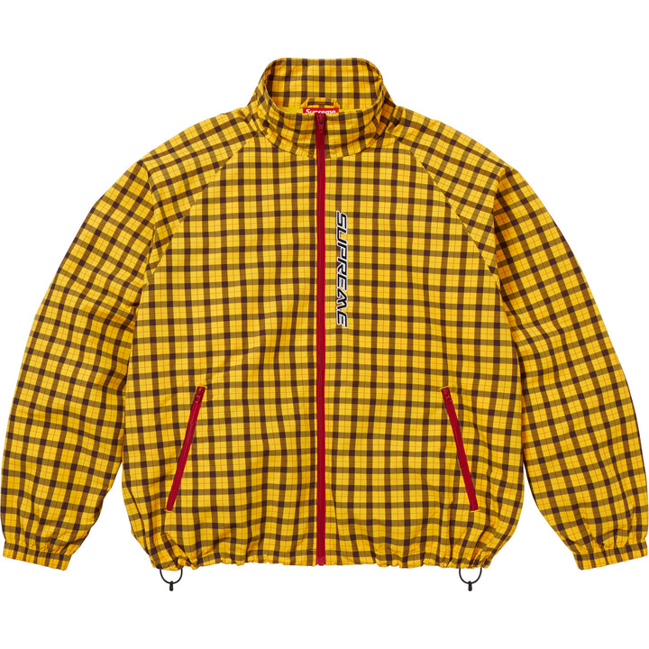 Plaid Track Jacket