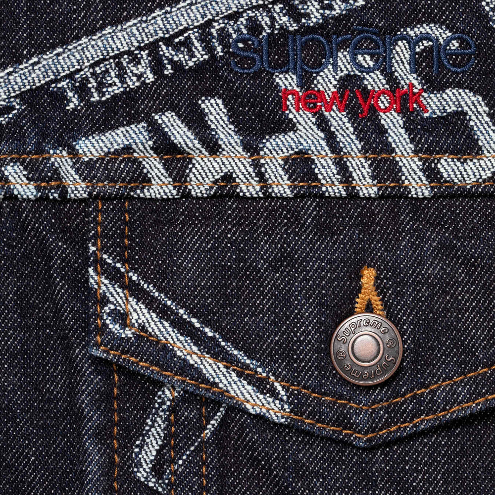 Denim Trucker Jacket - Image 3