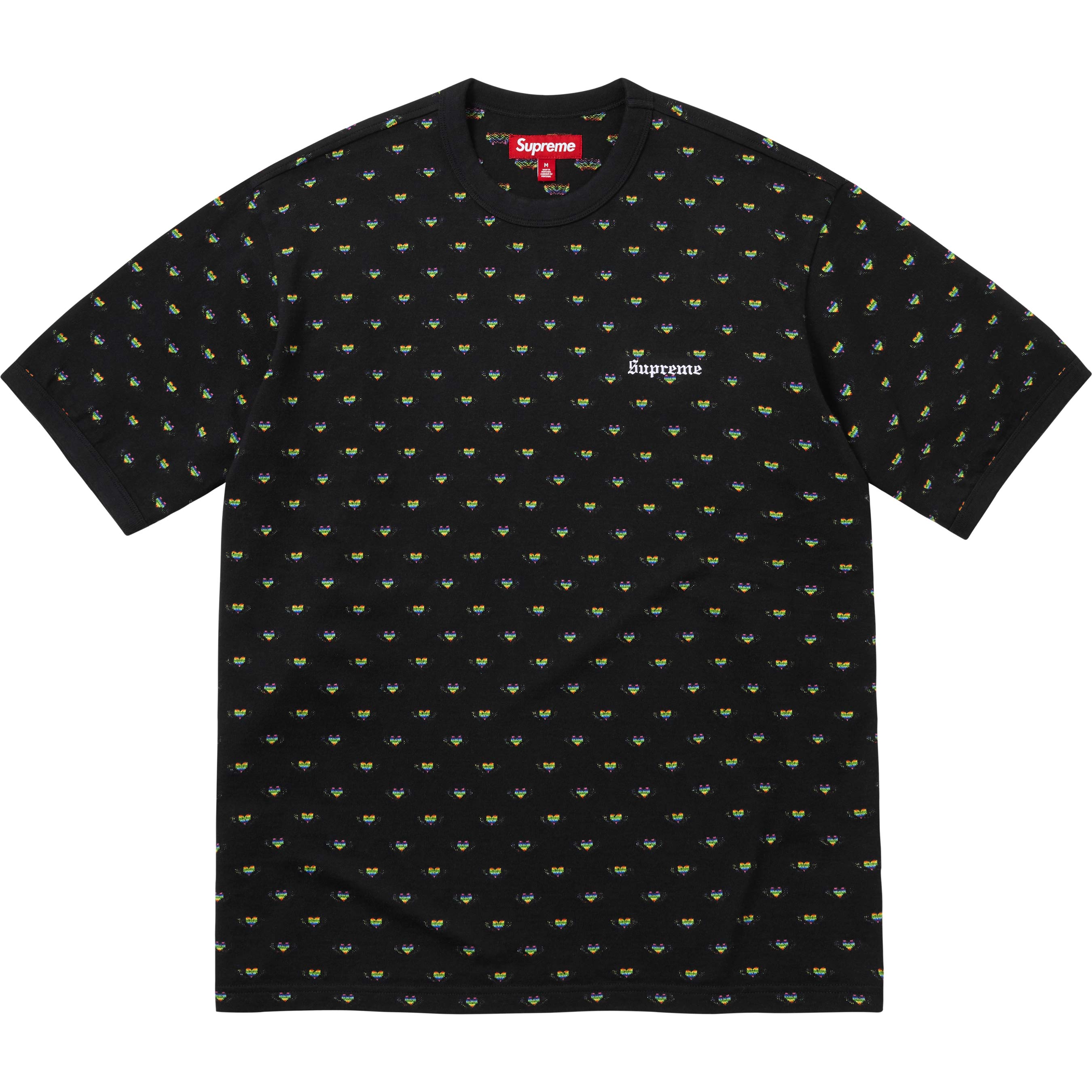 Supreme ハートデザイン Tシャツ Hearts Intarsia Ringer Tee - Shop - Supreme